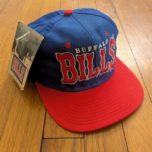Vintage 90's Buffalo Bills Deadstock NFL Snapback Hat Cap